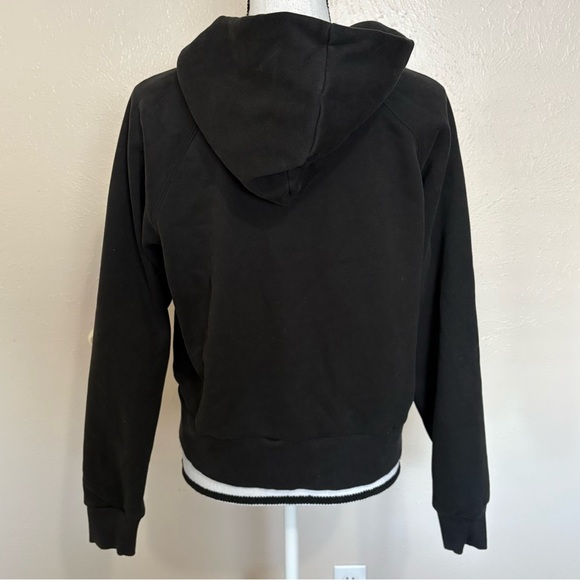 Vuori Restore Half Zip Hoodie Washed Black Long Sleeves Womens Size Small - Picture 5 of 11
